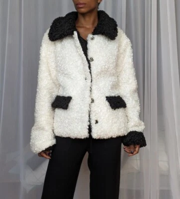 Новый с Ярлыками Colorblock шерпа куртка - бесконечный розовый | размер M - Изображение 1 из 4