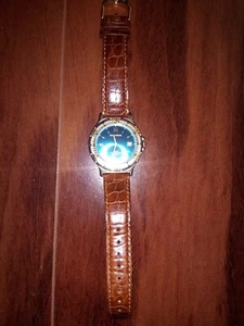 AUTHENTIC HUGO MAXX EURODESIGN 18K GOLD PL MENs MANs Wristwatch WATCH Red Dial - Picture 1 of 7