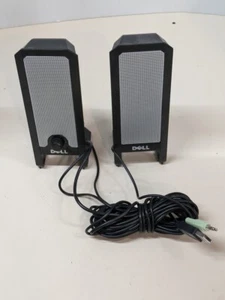 Dell A225 USB Powered Computer Desktop Speakers 3.5mm Jack Tested Working - Picture 1 of 3