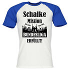 SCHALKE Aufstieg 1 Liga Mission Bundesliga T-Shirt Fussball Fan Shirt S-3XL