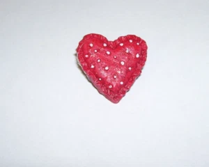 Prendedor vintage de San Valentín corazón rojo - Imagen 1 de 2