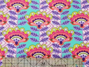 Fiesta Ernesta Flower Grape Stoff - Bild 1 von 2