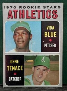 1970 Topps Vida Blue/Gene Tenace Athletics Rookie Stars - Picture 1 of 6