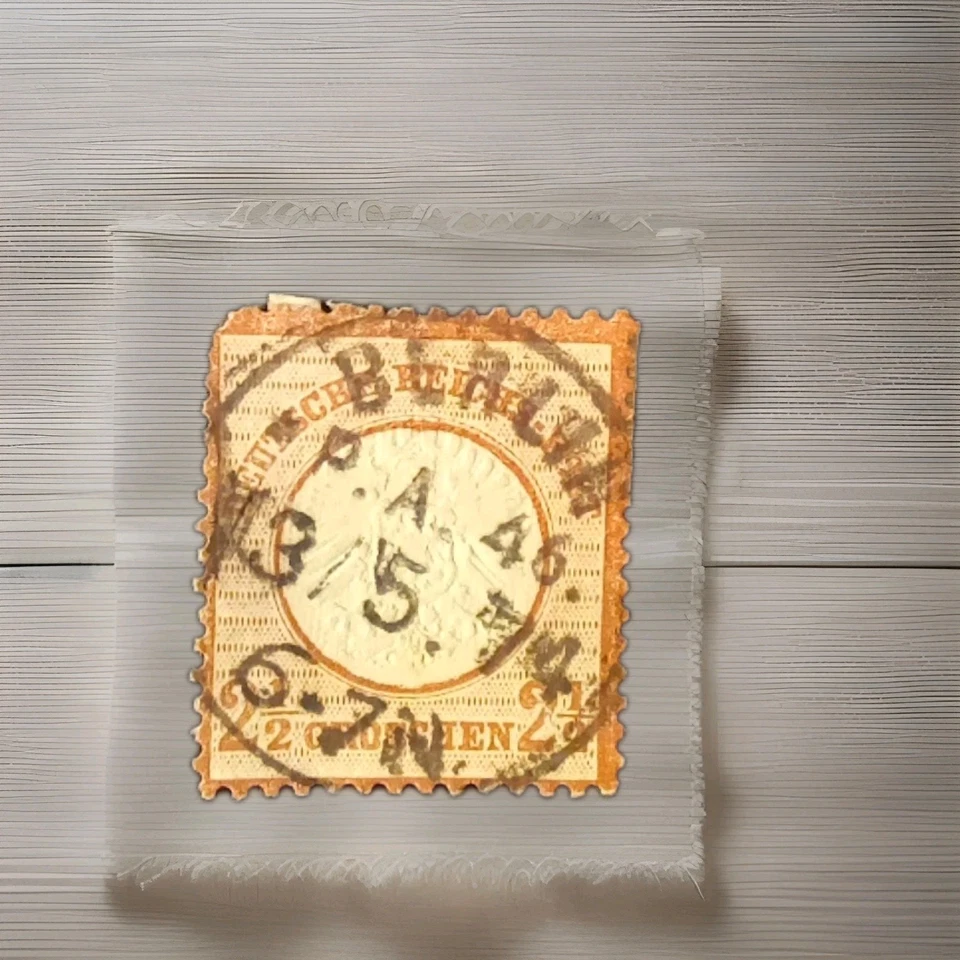 Alemania Scott 19a 2 1/2 Gruschan Águila Grande Foto 1 de 4