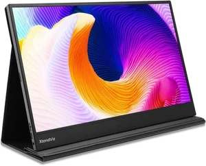 PEPPER JOBS Portable Monitor 15.6" 1080P IPS Gaming Display with Smart Cover - Picture 1 of 15