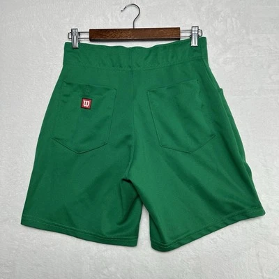 Pantalones Cortos De Colección Wilson Coaches Gimnasio 7” Entrepierna Entrenador Verde Para Hombres Medianos Foto 1 de 4
