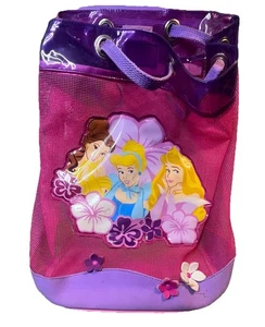Mochila/rodante de malla Disney Princess rosa y púrpura para niñas  - Imagen 1 de 13