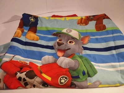 Sábanas dobles Nickelodeon Paw Patrol planas ajustadas y almohada falsa RN 22682 Foto 1 de 4