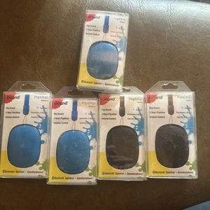 5x - iSound PopDrop Wireless Bluetooth Speaker - 3 Blue 2 Black - Picture 1 of 3