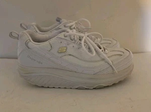 Sketchers Shape Ups Damengröße 8 weiß getönt Walking-Sneaker 11800 Y2K - Bild 1 von 5