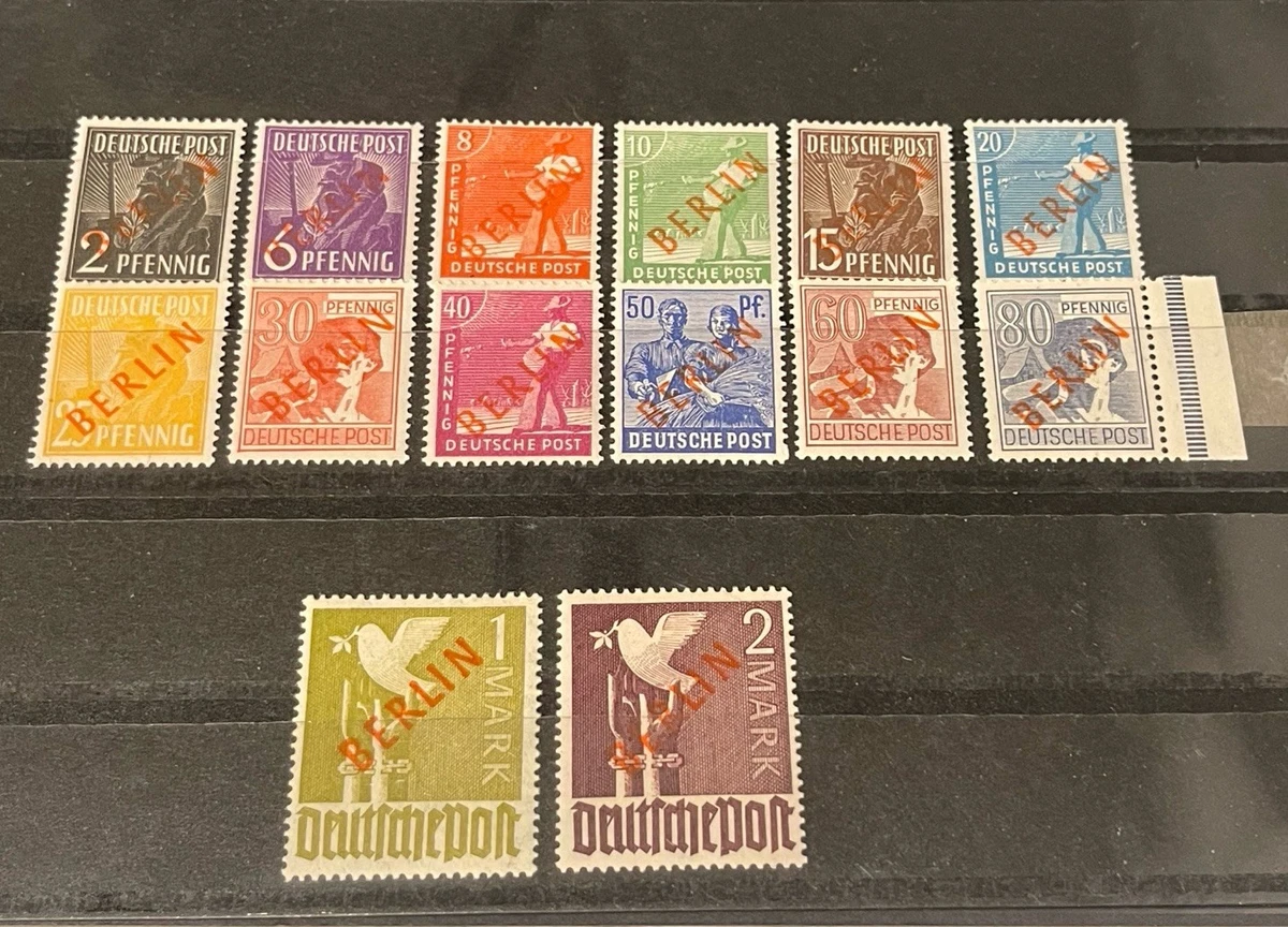 Briefmarken-Set Berlin (West) 1967 Kunstschätze – Komplett, Postfrisch, Sammelwürdig