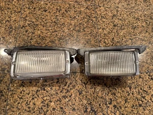 SUPER RARE! 1972 Mercedes-Benz R107 350SL PAIR Fog Lights ALL CHROME - 1972 ONLY - Picture 1 of 24