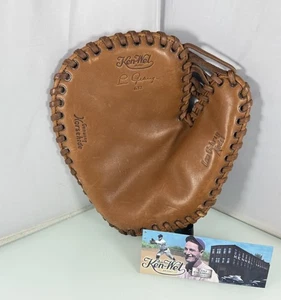Guante de béisbol Akadema réplica vintage Ken-Wel Lou Gehrig “632” firma con certificado de autenticidad - Imagen 1 de 12