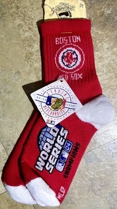 NEW Boston Red Sox 2004 World Series Champs Fenway Park Socks For Bare Feet NWT - Picture 1 of 6