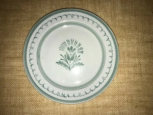 1 Vintage Arabia Green Thistle Salatteller handbemalt Finnland Geschirr - Bild 1 von 2