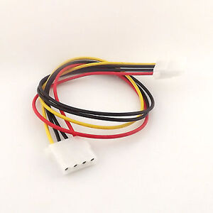 Molex 4 Pin Female to LP4 Female Power Extension Adapter Connector Cable 30cm