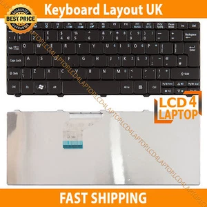 New Acer Aspire One 532 521 533 D260 D255 D257 Laptop keyboard UK Layout Black - Picture 1 of 1