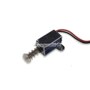 1 pieza DC3-12V Miniatura Push Pull Electroimán Solenoide Enchufe - Imagen 1 de 8