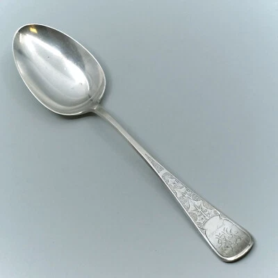 Antigua cuchara de relleno o aderezo Ivy de Tiffany & Co de plata de ley de 11 1/4" Foto 1 de 4