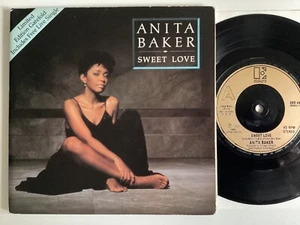 Anita Baker, sweet love + live single 7” 45 VINYL 1986 gatefold cover LTD ED EX. - Picture 1 of 7