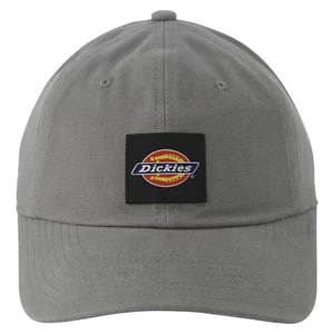 Dickies Box Logo Men's Gray Washed Canvas Snapback Cap Dad Hat - Picture 1 of 3