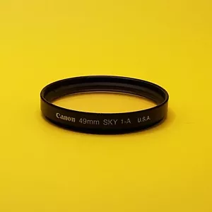Canon 49 mm Sky 1A Skylight Filter for Nikon Canon Lens Made in USA - Picture 1 of 5