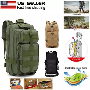 35L Militär Taktischer Rucksack Molle Rucksack Camping Wandertasche Outdoor Reisen - Bild 1 von 29