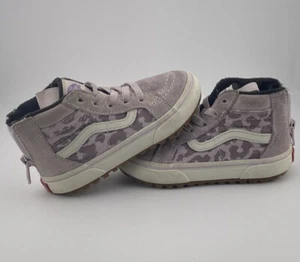 Vans Sk8-Hi Zip MTE-1 Orchid Ice Leopard Size 7 Toddler Mountain Edition MTE - Picture 1 of 10