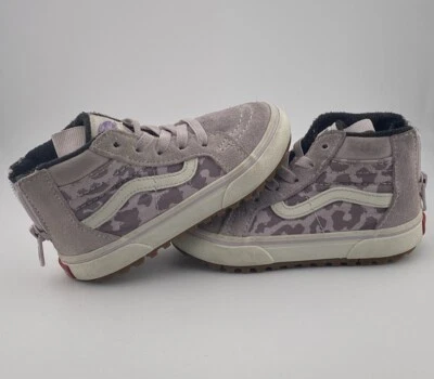 Vans Sk8-Hi Zip MTE-1 Orchid Ice Leopard Size 7 Toddler Mountain Edition MTE - Image 1 of 4