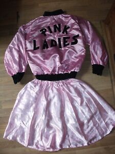 Pink Ladies- Grease jacket and skirt set, size medium- (set 2)