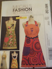 McCall's Fashion Accessories Pattern # 6132 aprons uncut S M L XL Cotton Ginnys