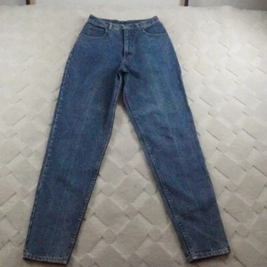 Jeans Junior Vintage Lawman Vita Alta Conica Taglia 9 Blu Western Rodeo Cowgirl - Foto 1 di 11