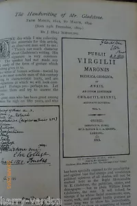 Handwriting Graphology Penmanship Gladstone Rare Old Antique 1894 Article - Picture 1 of 10