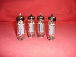 4 Stk. ECL82 = 6BM8; 6PL12 ~ 6TP6; 6Ф3П; 6CN8 Triode-Beam Power Tube. Telam - Bild 1 von 3