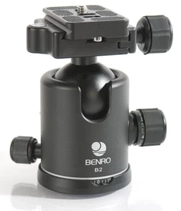 BENRO B2 Tête Rotule à friction + Plateau PU60 - Capacité 16kg / Poids 410 g - Picture 1 of 1