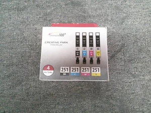 6513B004 New Genuine Canon Black 251 KCMY Ink Cartridge Set 4pk - Picture 1 of 1