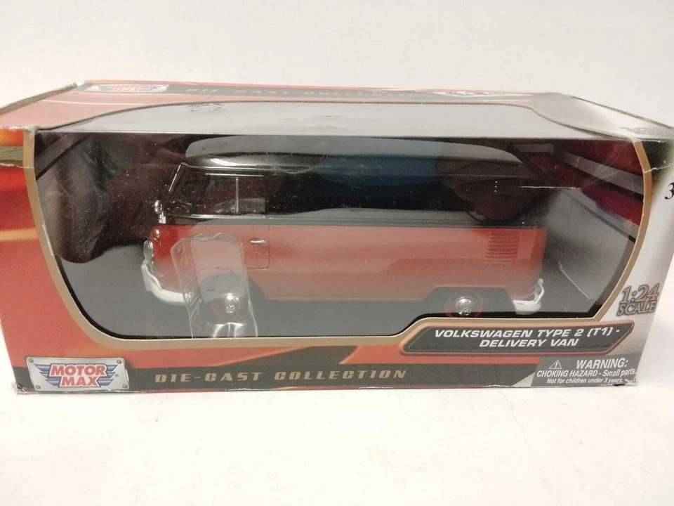 Motor Max Volkswagen Type 2 T1 delivery van 1967 1/24 79342 - Immagine 1 di 3