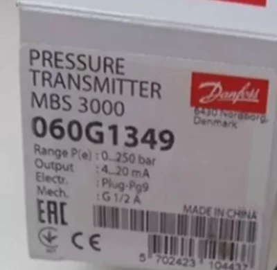 New In Box DANFOSS 060G1349 MBS3000 Sensor - Image 1 of 4