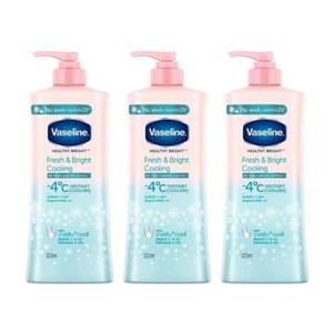 3x320ml Body Lotion Skin White Vaseline Healthy Fresh Bright Cooling Lightening - Picture 1 of 9