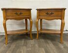 Vintage French Provincial Style Nightstands Or Side Tables - Pair