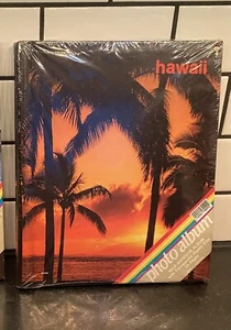 Seeled Vintage Photo Album Sunset Family Vacation Photos 80s Hawaii 20 Pages NEW - Picture 1 of 3