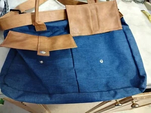 LapTop Tote/Pockets Ajustable Shoulder Strap/Handles Zipper/Snap 16x12 (AARP) - Photo 1/7