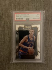 2015-16 Panini Select Kristaps Porzingis RC Base PSA 9