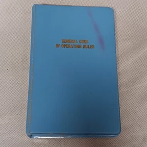 General Code of Operating Rules April 1986 Booklet Binder Railroad Operations - Picture 1 of 10