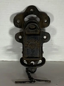 Antique Alligator Heavy Duty Cast Iron Barn Door Latch Primitive Old Hardware - Picture 1 of 6