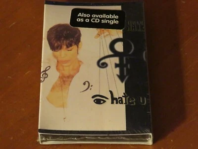 PRINCE - I Hate U - Cassette Tape Single w/ EDIT + MIX! SEALED! OOP! no cd NPG - Image 1 of 2