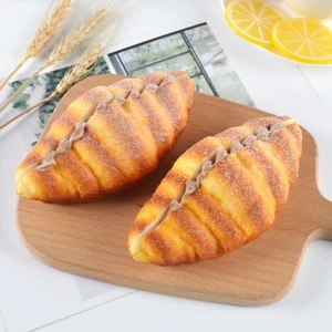 2 Stück Simulation Brotmodell Künstliches Brot Fotografie Fake Bread Shop - Zdjęcie 1 z 12