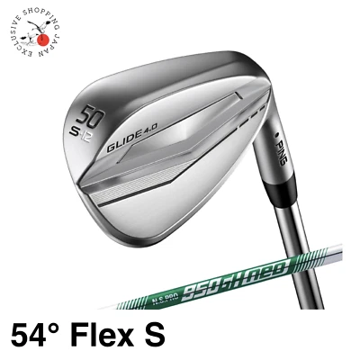 Ping Glide 4.0 S Grind Wedge Club 54° N.S.PRO 950GH Neo Steel Shaft Flex S Men - Image 1 of 4