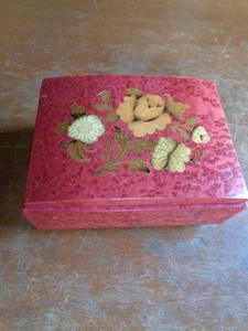 Sorrento Music Box Torna a Sorrento Made In Italy Rose 6" x 5" - Picture 1 of 8