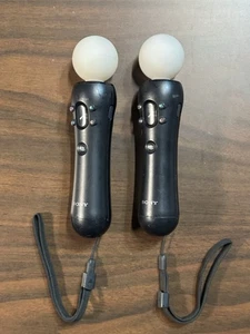 2 x Sony PlayStation Move Motion Controller (CECH-ZCM1U) PS3 PS4 VR Untested - Picture 1 of 13